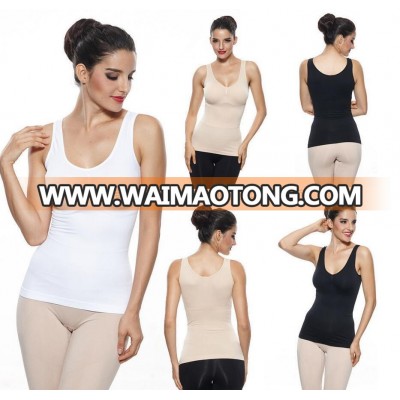 AS SEEN ON TV Comfort seamless wireless slimming cami shaper with removable padding